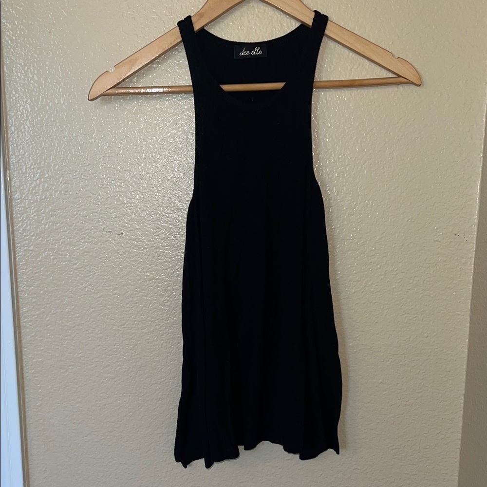 Dee Elle Elegant Black Sleeveless Dress